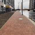 Квадрат 200х200 ганит красный с черным
